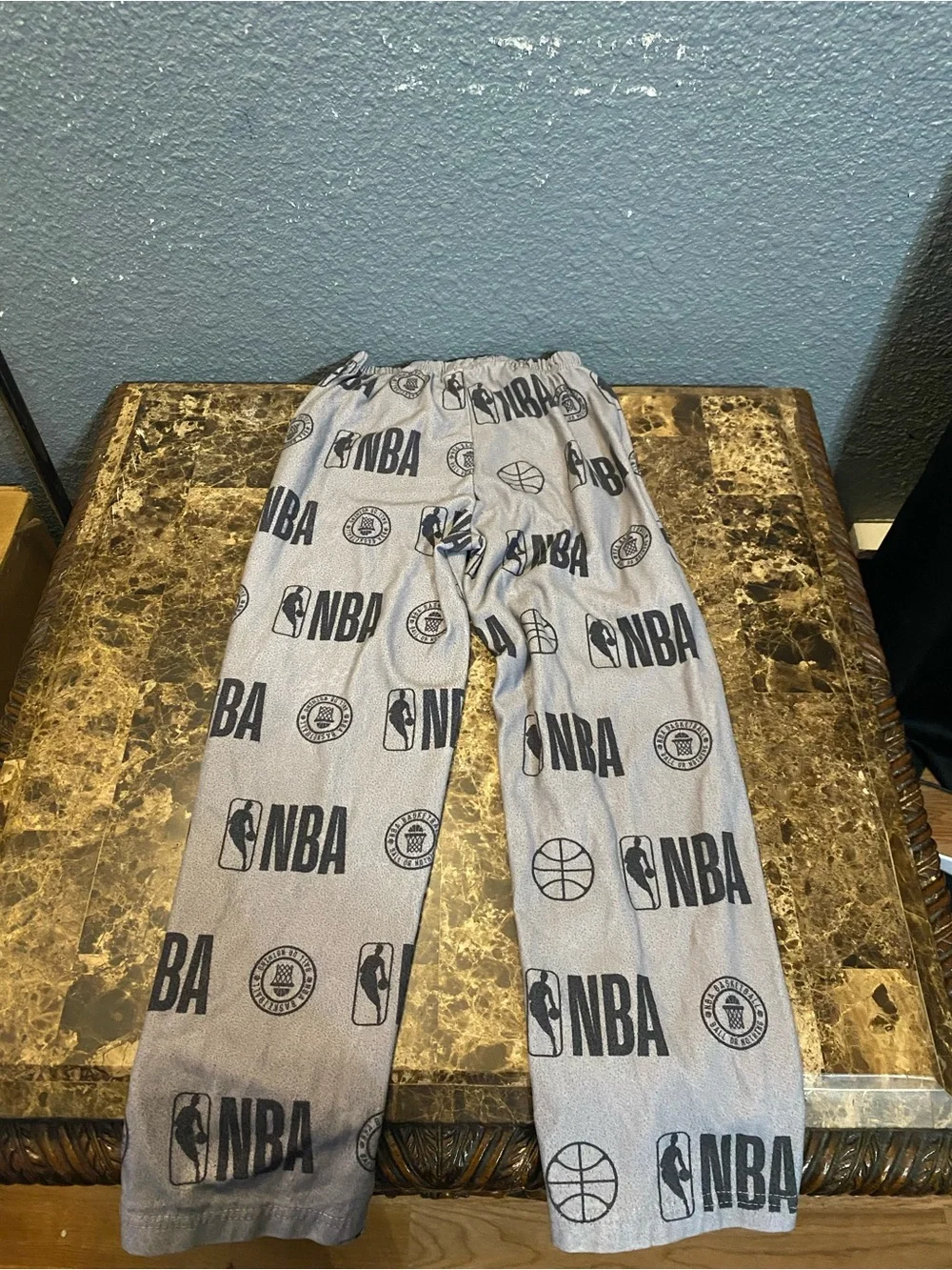 Gray & Olive Camo Jogger Pants